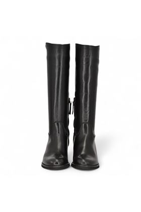 Stivale donna in pelle colore nero. J HERO | ST514-NERO